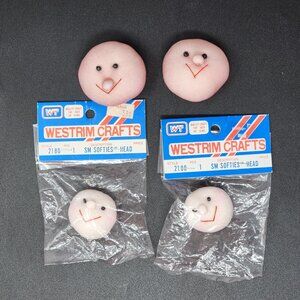 Doll Head Yarn Westrim Crafts Softies 1.25 & 2" Wide Craft Supplies